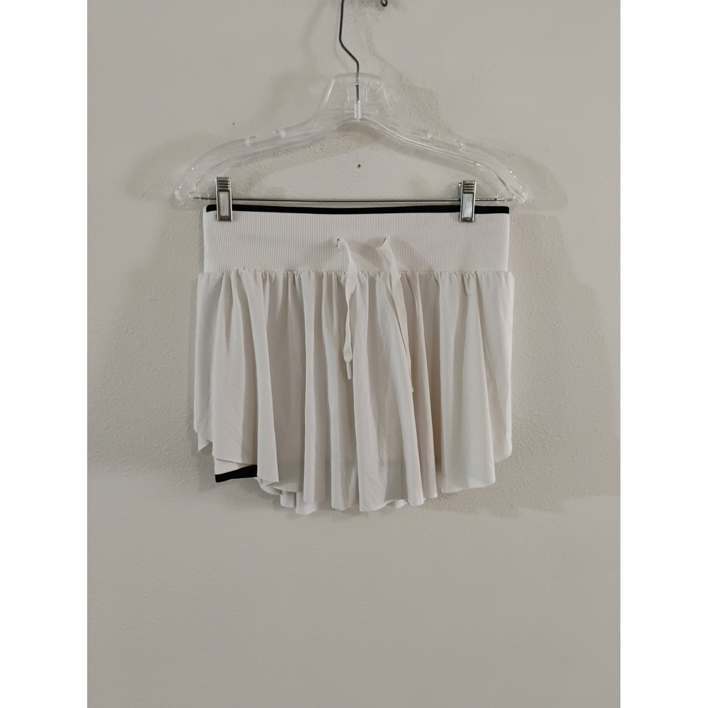 All in Motion Womens White Active Skort Ribbed Waistband Athletic Skirt Small